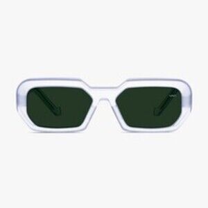 NWT Vava WL0052-CRIS-Mat GRE SIL Cristal Matte/Green/Silver / Sunglasses